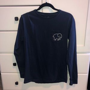 Navy blue Ivory Ella long sleeve t-shirt